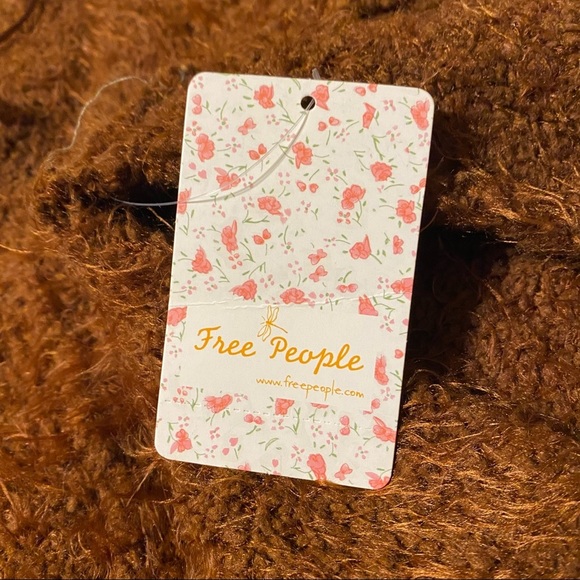 Free People Fuzzy V-Neck Sweater NWT - Picture 9 of 14